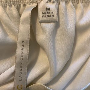 Lauren Conrad floor length partial sheer skirt